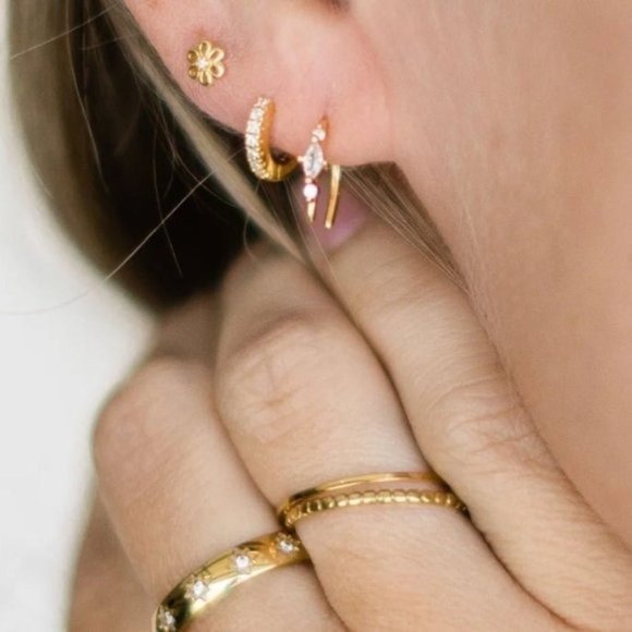 Ring Star Ring Gold Waterproof Ring Celestial Gold Ring Cosmic Ring BEAUTIFUL - Picture 5 of 8